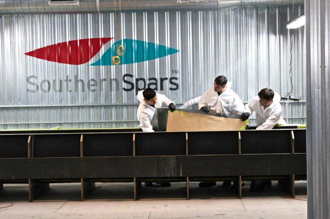 Southern Spars are building  Emirates Team NZ's AC50 for the 35th America's Cup  © Southern Spars